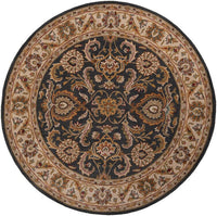 AreaRugs.com Remhala Re1356 Charcoal / Ivory Area Rug