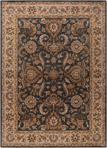 AreaRugs.com Remhala Re1356 Charcoal / Ivory Area Rug