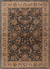 AreaRugs.com Remhala Re1356 Charcoal / Ivory Area Rug