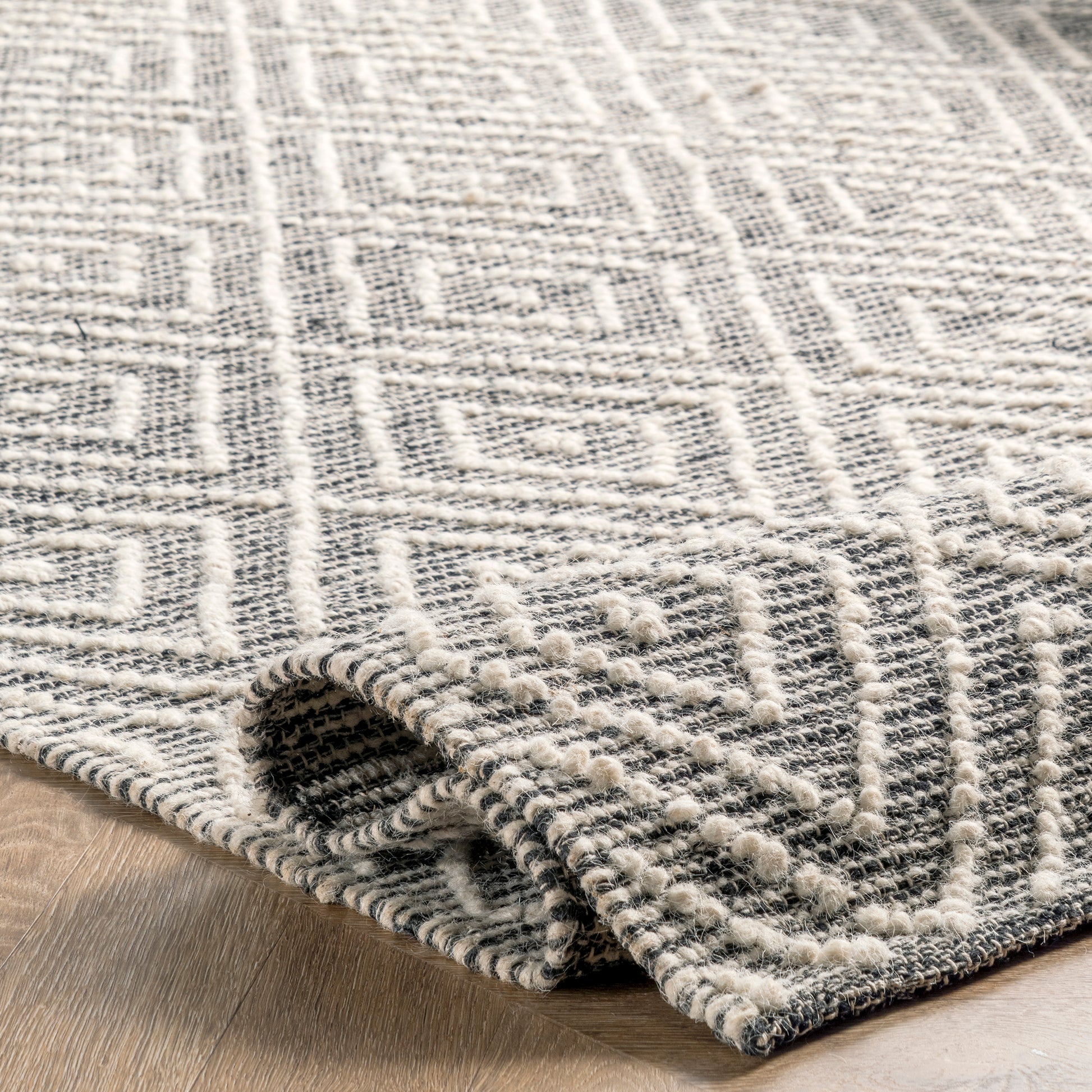 Nuloom Flora Nfl3595A Gray Area Rug