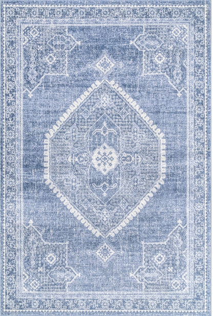 Nuloom Vintage Persian Isla Nvi3091A Blue Area Rug