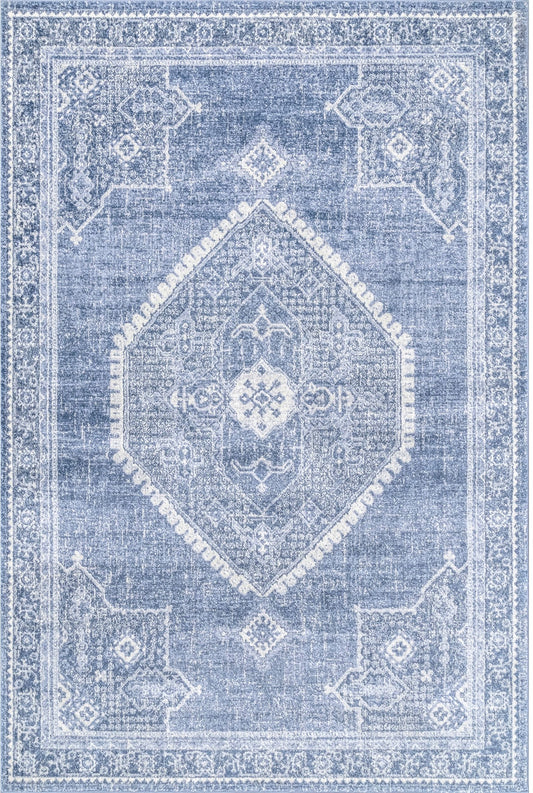 Nuloom Vintage Persian Isla Nvi3091A Blue Area Rug