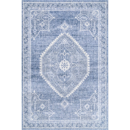 Nuloom Vintage Persian Isla Nvi3091A Blue Area Rug