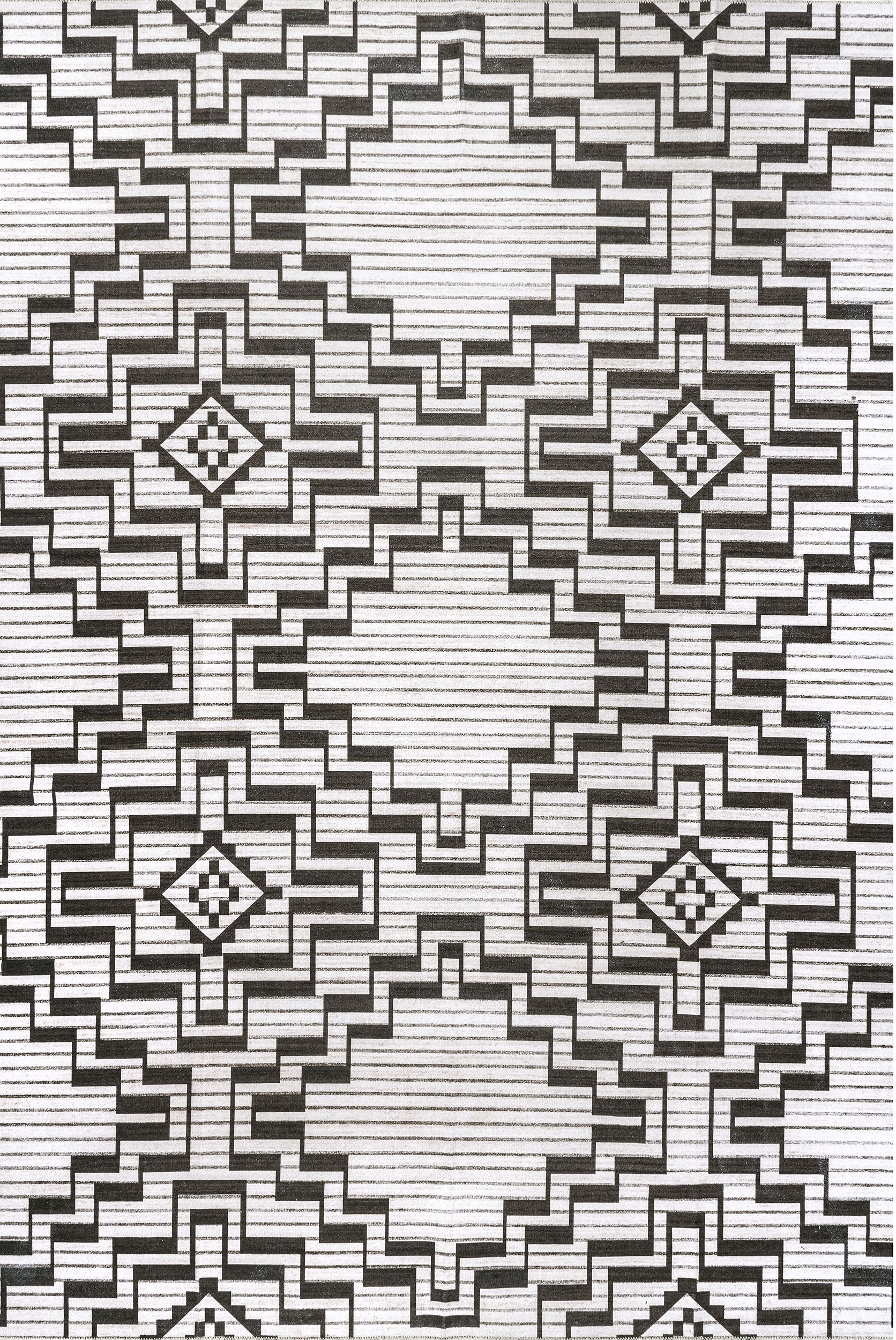 AreaRugs.com Wavaj Nwa1110A Charcoal Area Rug