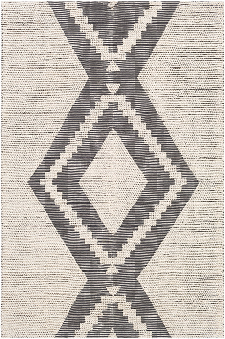 Surya Azalea Aza-2300 Charcoal, Ivory Rugs.