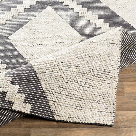 Surya Azalea Aza-2300 Charcoal, Ivory Rugs.