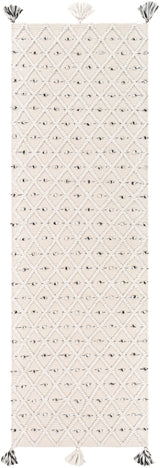 Surya Azalea Aza-2301 Medium Gray, Black, Ivory Rugs.