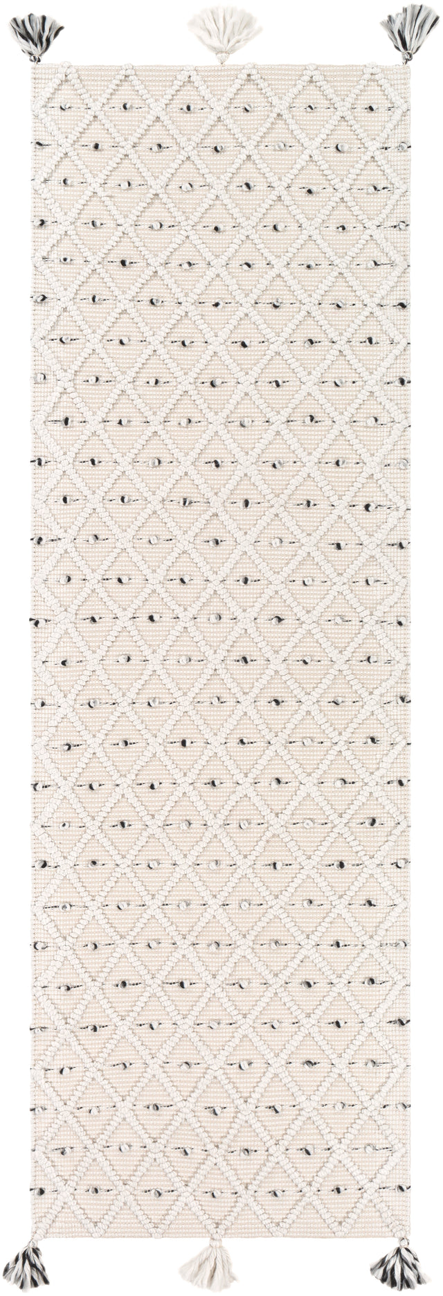 Surya Azalea Aza-2301 Medium Gray, Black, Ivory Rugs.