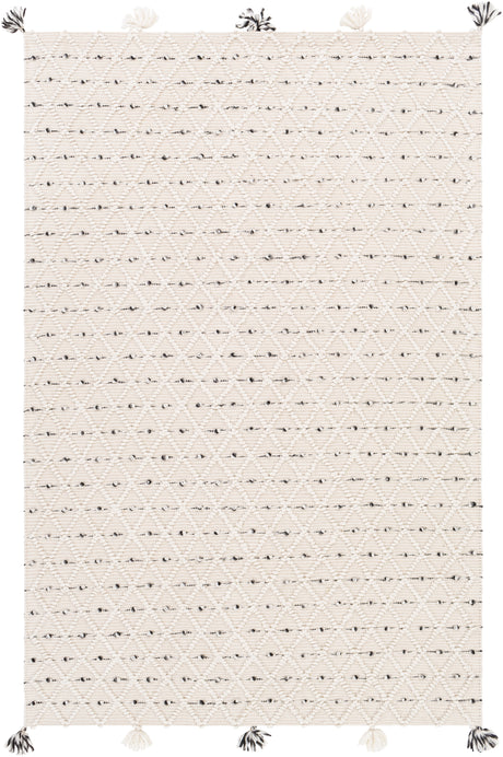 Surya Azalea Aza-2301 Medium Gray, Black, Ivory Rugs.