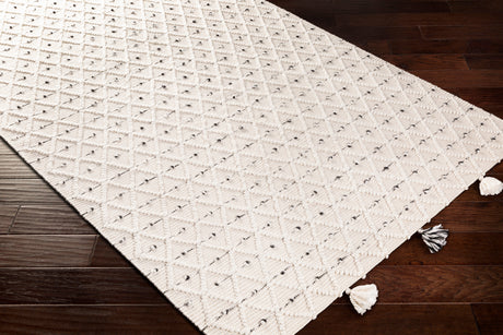 Surya Azalea Aza-2301 Medium Gray, Black, Ivory Rugs.