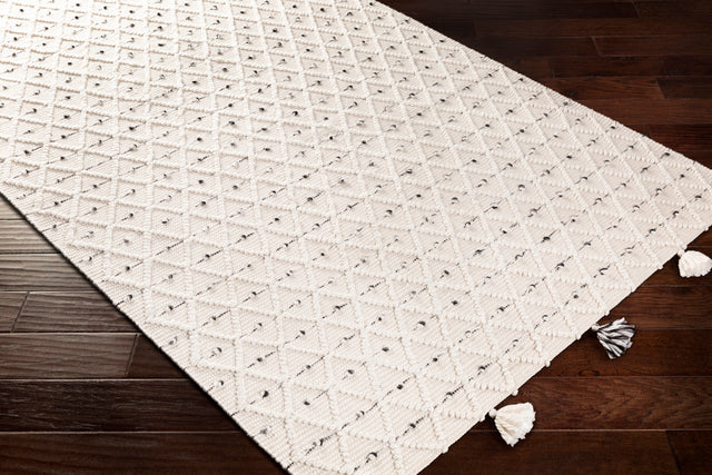Surya Azalea Aza-2301 Medium Gray, Black, Ivory Rugs.