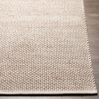 Surya Azalea Aza-2304 Camel, White Area Rug