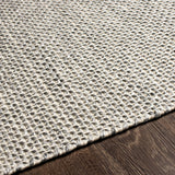 Surya Azalea Aza-2305 Medium Gray, White, Ink Rugs.