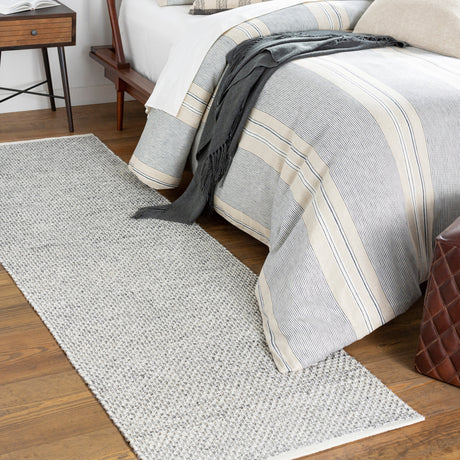 Surya Azalea Aza-2305 Medium Gray, White, Ink Rugs.