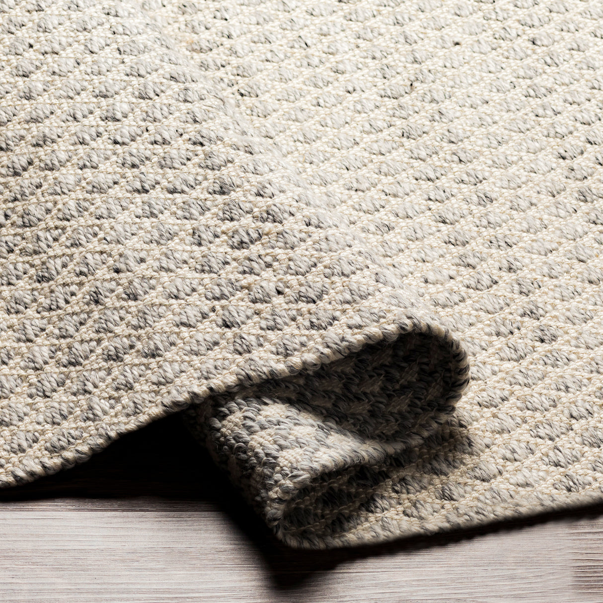 Surya Azalea Aza-2306 Medium Gray, White, Ink Rugs.