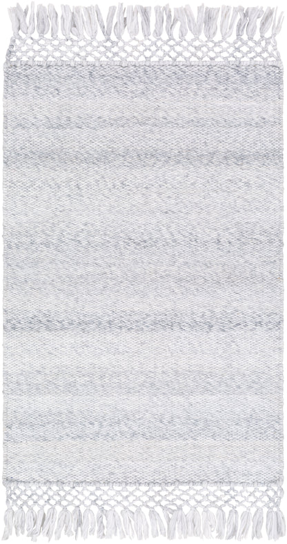 Surya Azalea Aza-2307 Silver Gray, Light Gray Area Rug