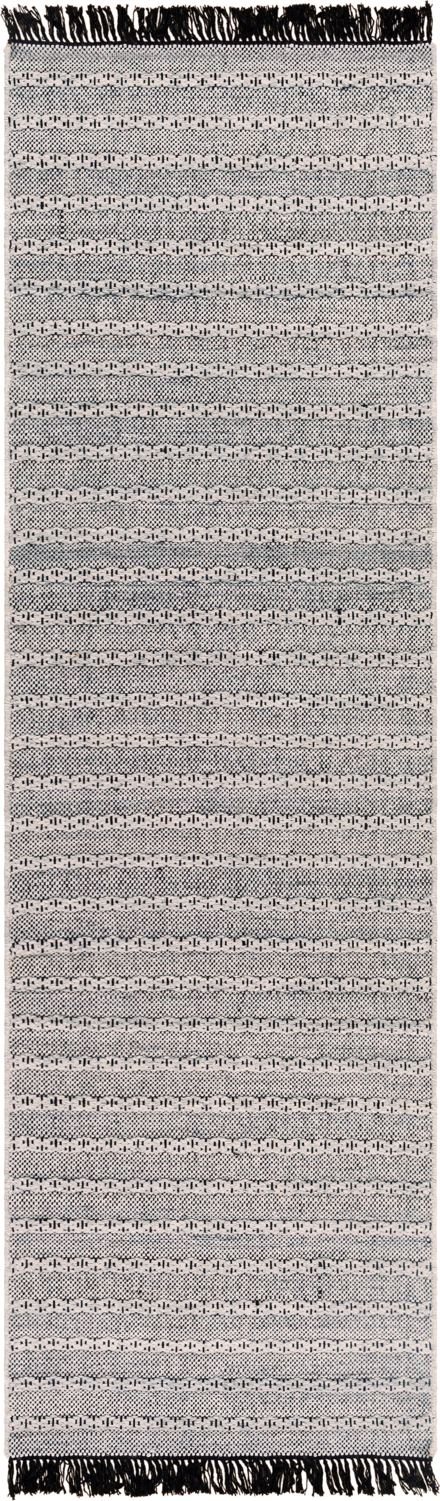 Surya Azalea Aza-2310 Black, Silver Gray, White Area Rug