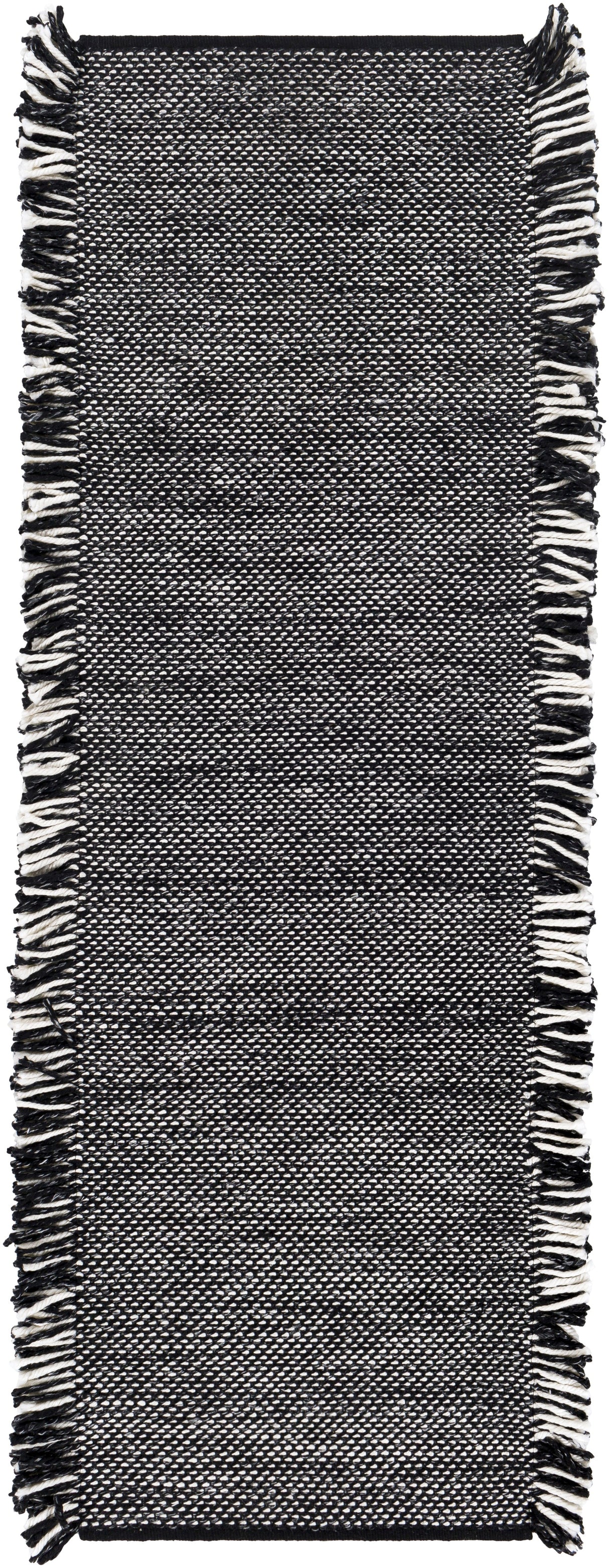 Surya Azalea Aza-2312 Black, Cream, Medium Gray Rug.