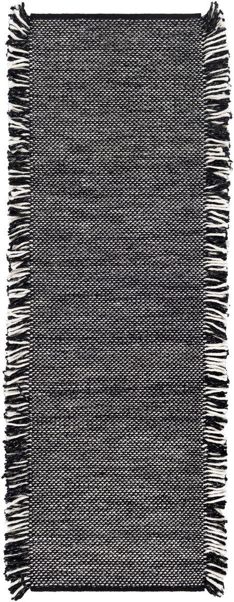 Surya Azalea Aza-2312 Black, Cream, Medium Gray Rug.