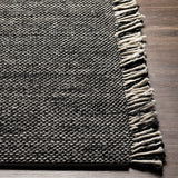 Surya Azalea Aza-2312 Black, Cream, Medium Gray Rug.