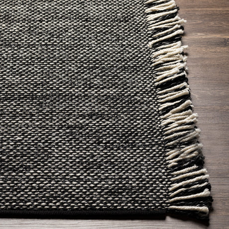 Surya Azalea Aza-2312 Black, Cream, Medium Gray Rug.