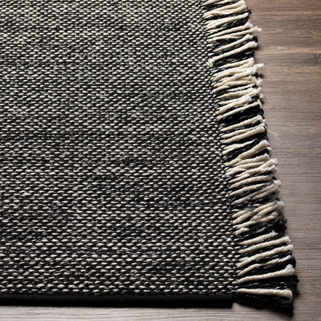 Surya Azalea Aza-2312 Black, Cream, Medium Gray Rug.