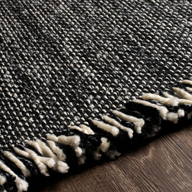 Surya Azalea Aza-2312 Black, Cream, Medium Gray Rug.