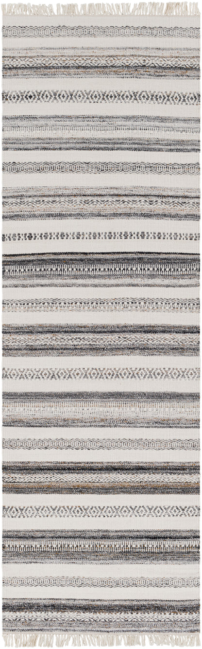 Surya Azalea Aza-2319 Beige, Camel, Charcoal, Black Area Rug