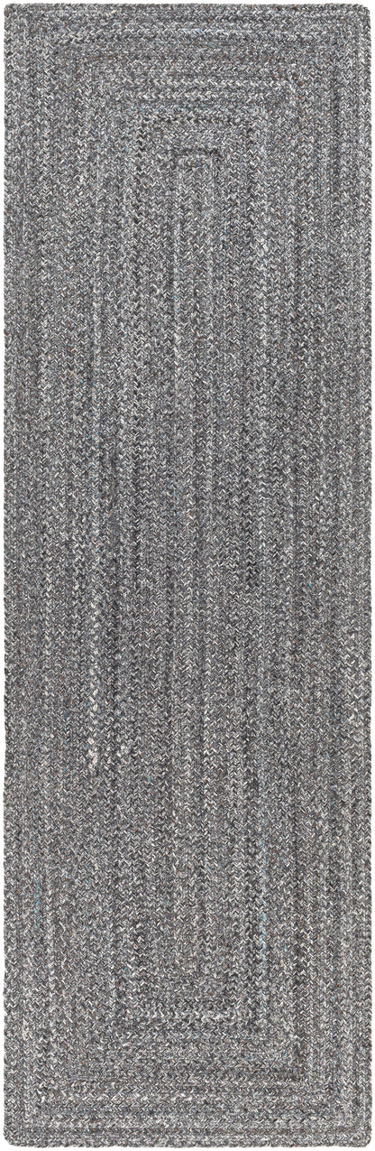 Surya Azalea Aza-2320 Light Gray, Medium Gray, Charcoal, Dark Brown Area Rug