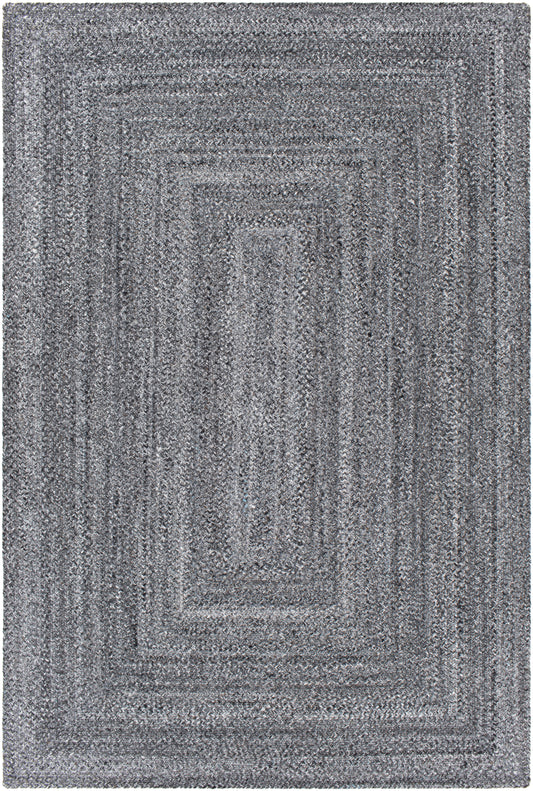 Surya Azalea Aza-2320 Light Gray, Medium Gray, Charcoal, Dark Brown Area Rug