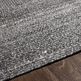 Surya Azalea Aza-2320 Light Gray, Medium Gray, Charcoal, Dark Brown Rugs.