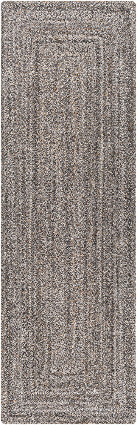 Surya Azalea Aza-2321 Light Gray, Medium Gray, Charcoal, Dark Brown Rugs.