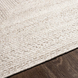 Surya Azalea Aza-2322 Taupe, Medium Gray, Dark Brown, Cream Rug.