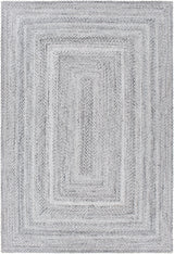 Surya Azalea Aza-2323 Light Gray, Medium Gray, Charcoal, Cream Rugs.