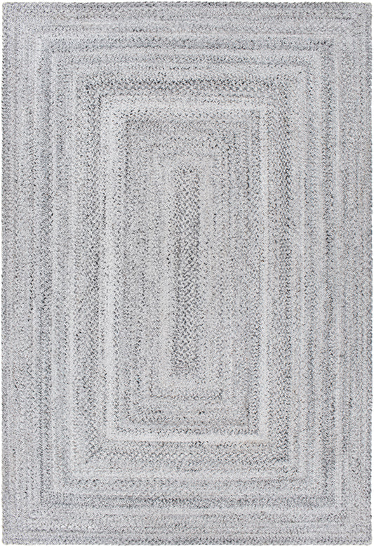 Surya Azalea Aza-2323 Light Gray, Medium Gray, Charcoal, Cream Area Rug