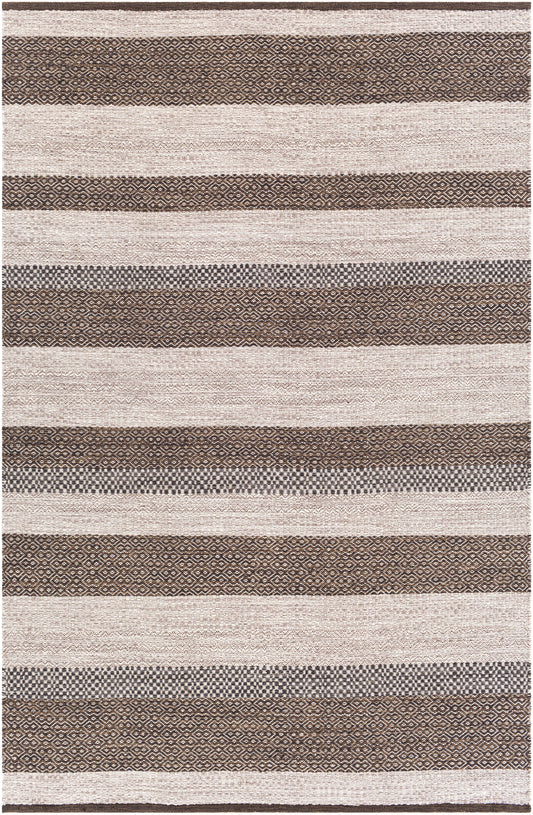 Surya Azalea Aza-2328 Cream, Taupe, Dark Brown, Camel Area Rug