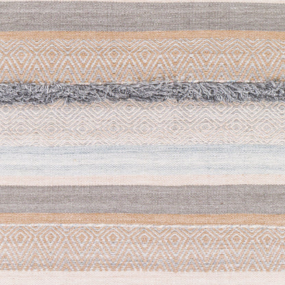 Surya Azalea Aza-2331 Camel, Medium Gray, Light Gray, Pale Blue Area Rug