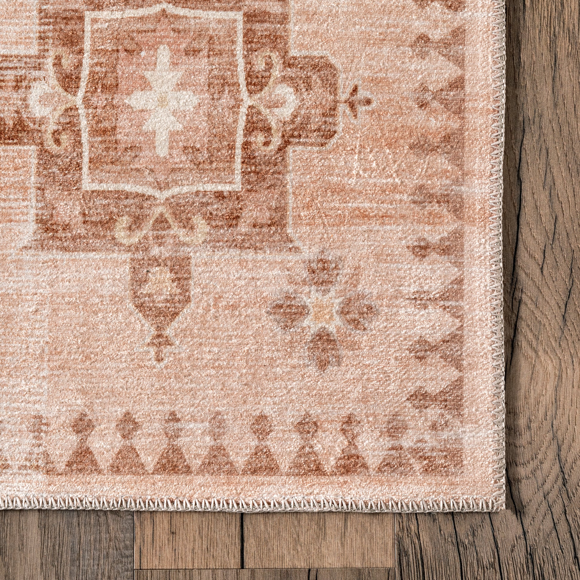 AreaRugs.com Wavaj Nwa1175B Blush Area Rug