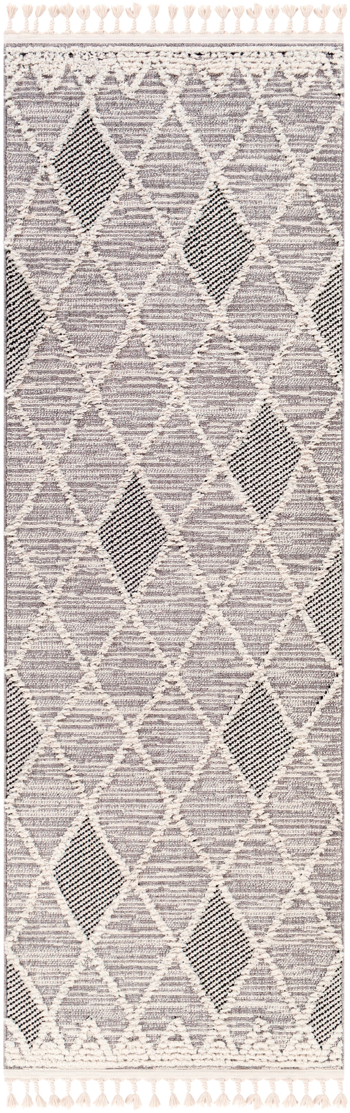 Surya Azilal Azi-2304 Medium Gray, Black, Ivory Rugs.