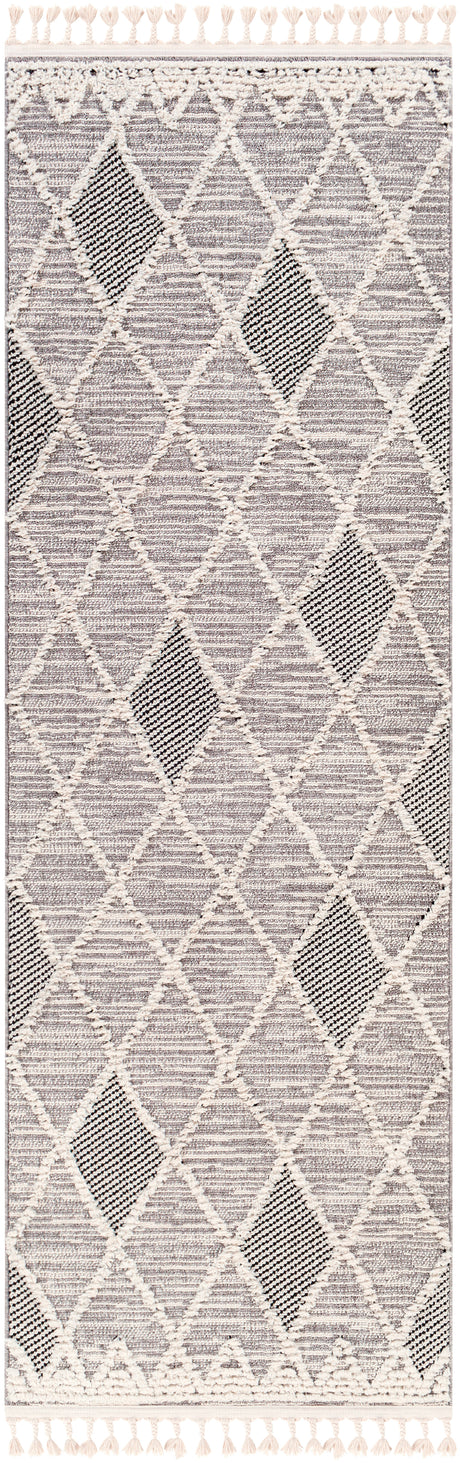 Surya Azilal Azi-2304 Medium Gray, Black, Ivory Rugs.