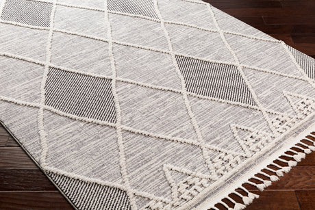 Surya Azilal Azi-2304 Medium Gray, Black, Ivory Rugs.