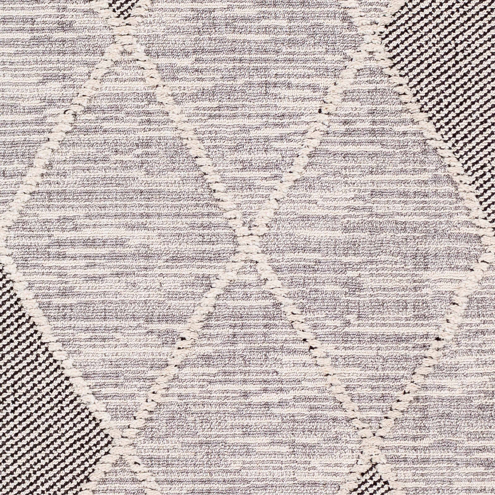 Surya Azilal Azi-2304 Medium Gray, Black, Ivory Area Rug