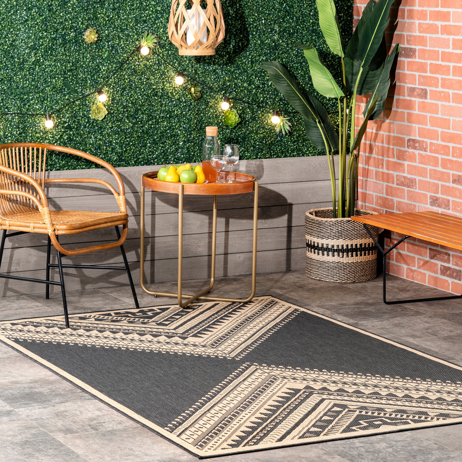 Nuloom Landry Aztec Nla1789C Charcoal Area Rug