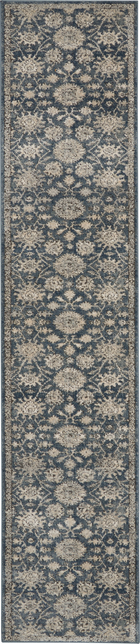 Nourison Quarry Qua06 Blue/Beige Area Rug