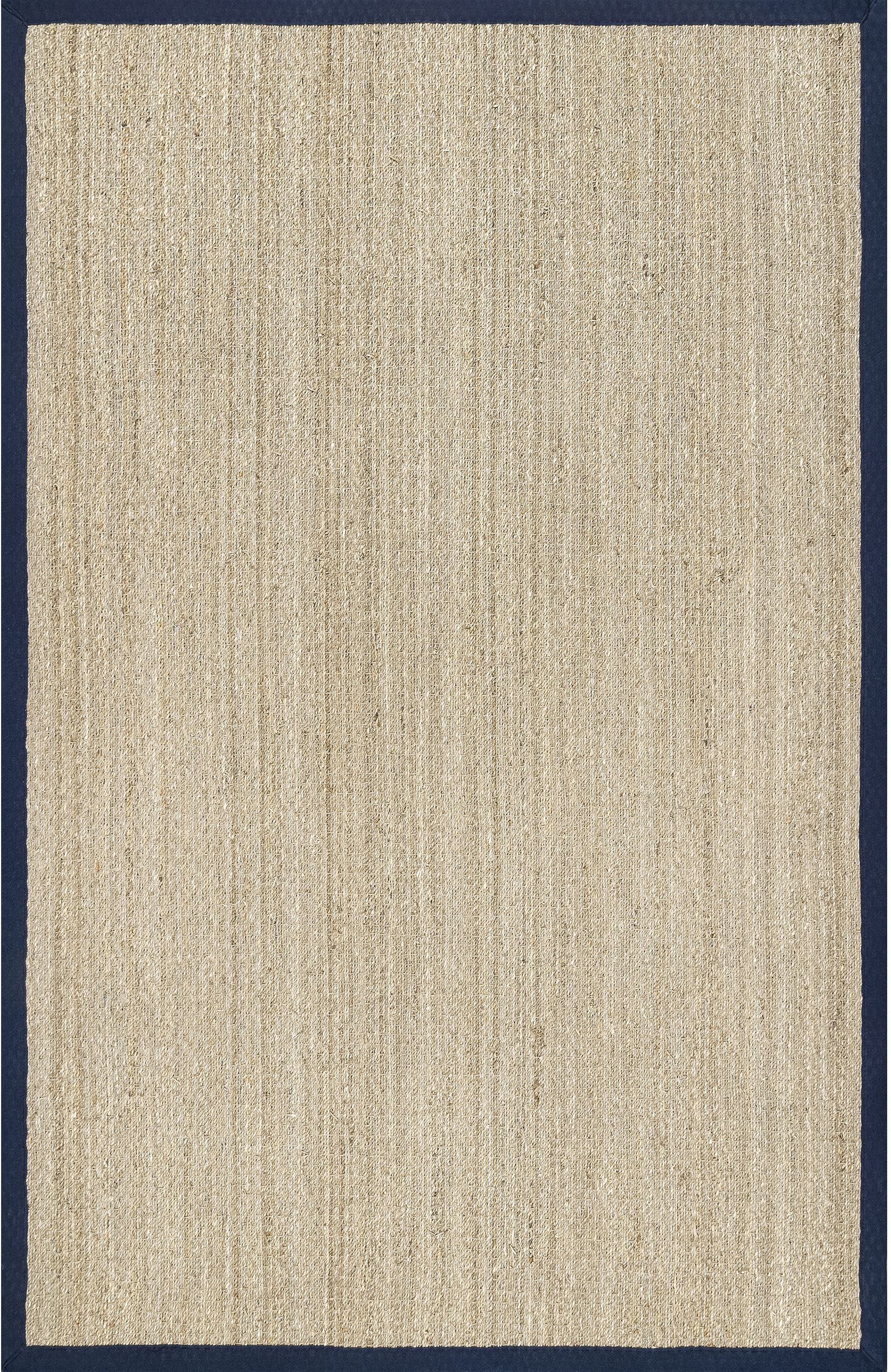 Nuloom Elijah Farmhouse Seagrass Nel1573E Navy Area Rug