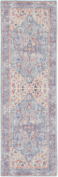 Nourison Nicole Curtis Series 1 Sr104 Blue/Multi Area Rug