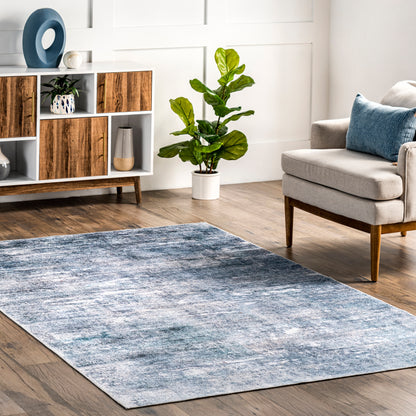 AreaRugs.com Wavaj Nwa1095A Blue Area Rug