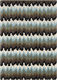 Chandra Bajrang Baj-8023 Multi Chevron Area Rug