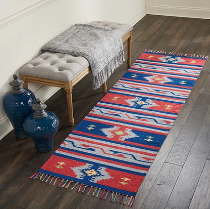 Nourison Baja Baj03 Blred Southwestern Area Rug