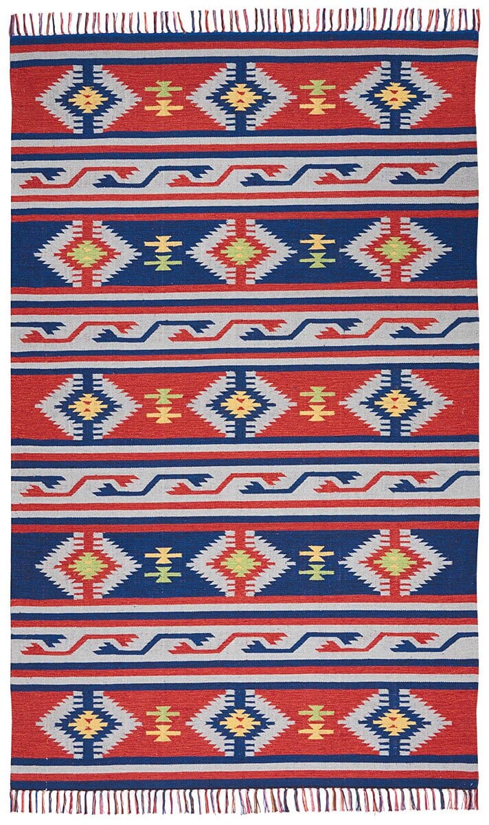 Nourison Baja Baj03 Blred Southwestern Area Rug